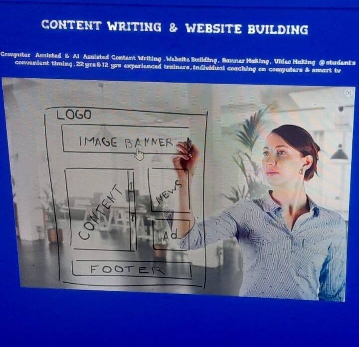 Content writing banner