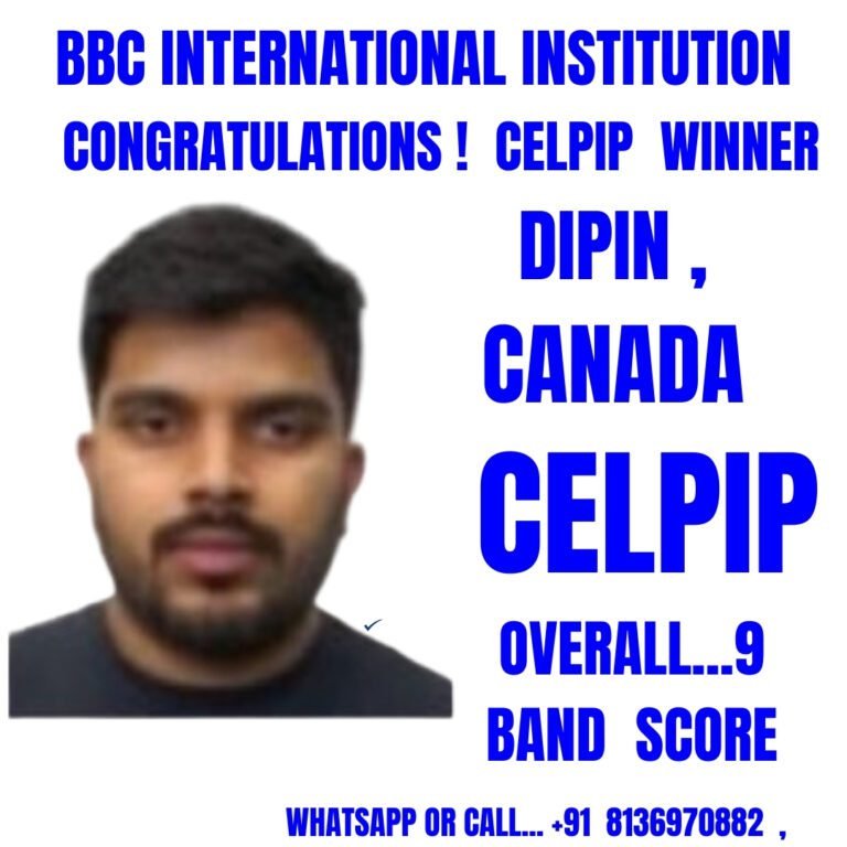 WHITE TESTIMONIAL, DIPIN CELPIP LATEST