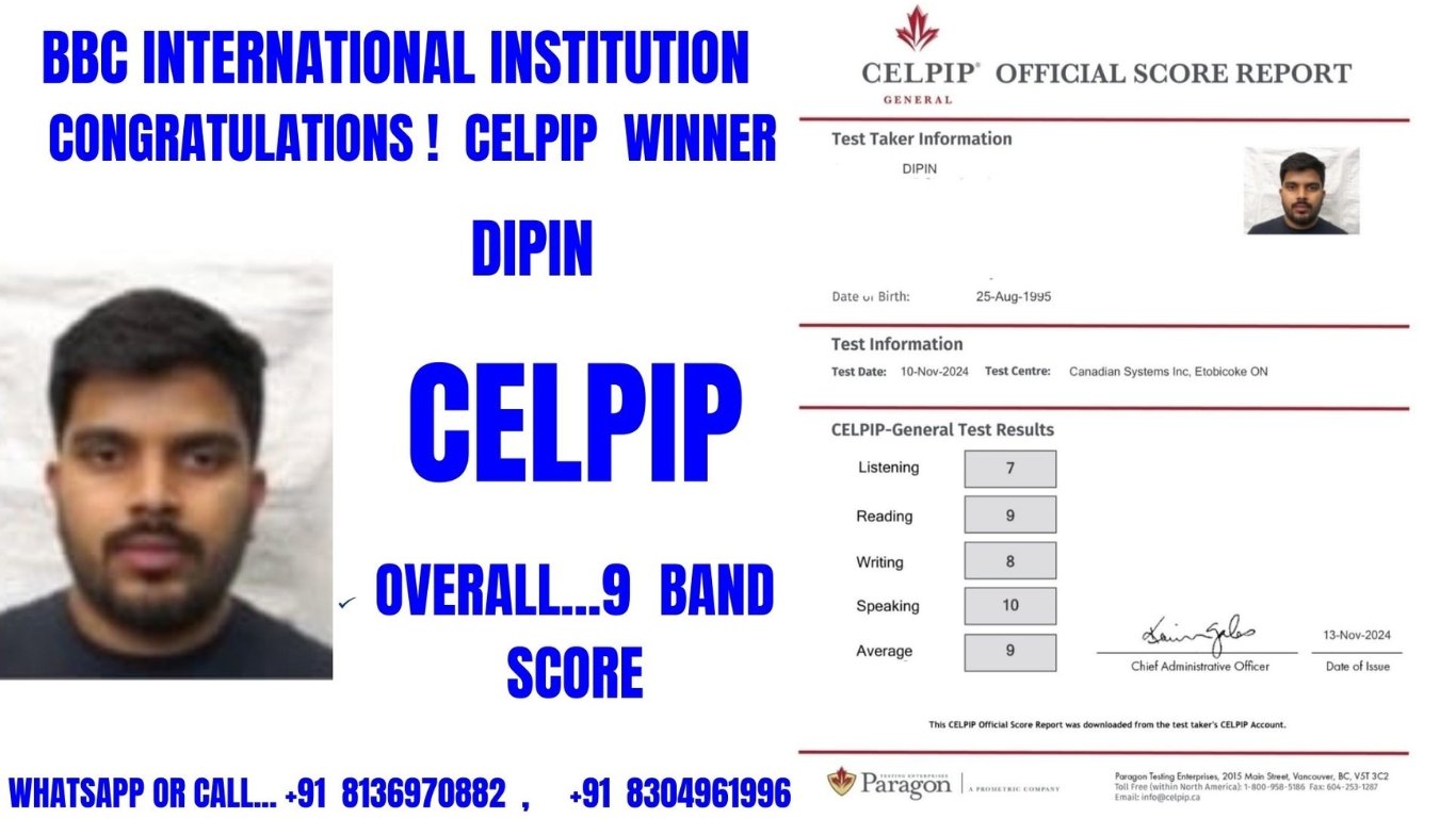 White dipin celpip whatsapp testimonial