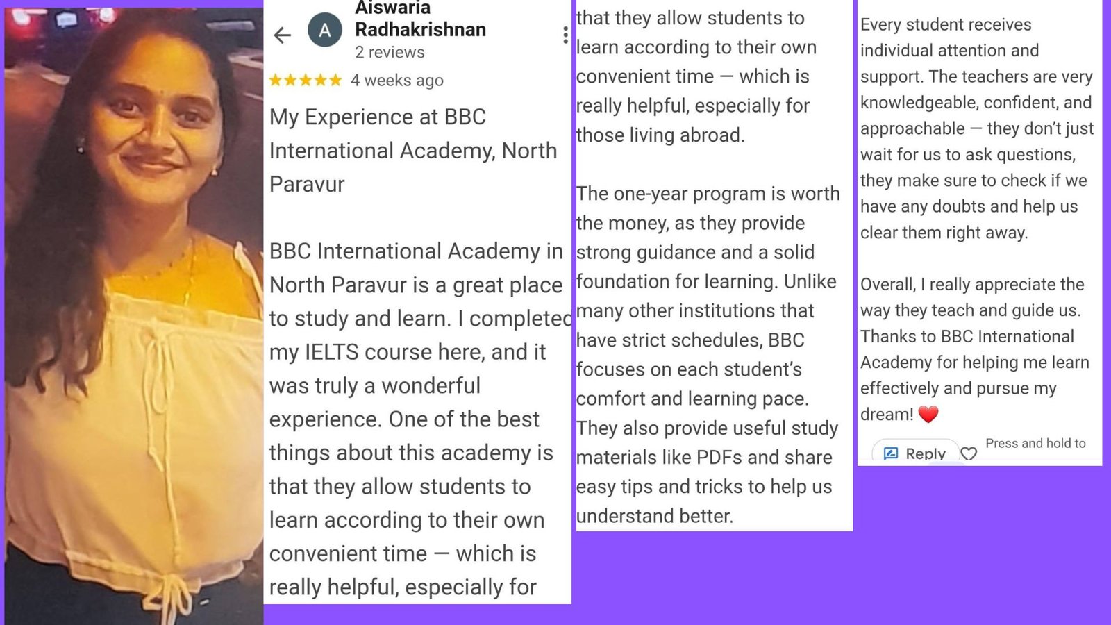 AISHWARYA GOOGLE REVIEW PIC....