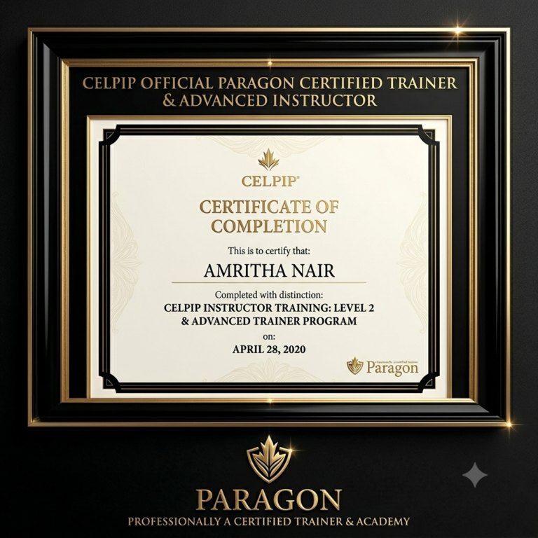 GEMINI AMRITHA NAIR CELPIP CERTIFICATE