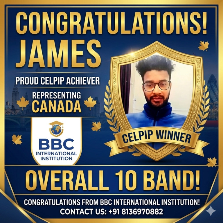 GEMINI JAMES , CELPIP 10 BAND IMAGE
