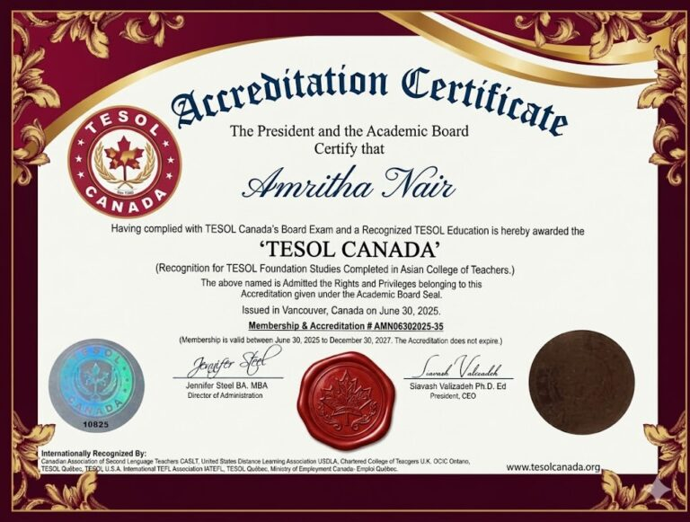 GEMINI TESOL CERTIFICATE