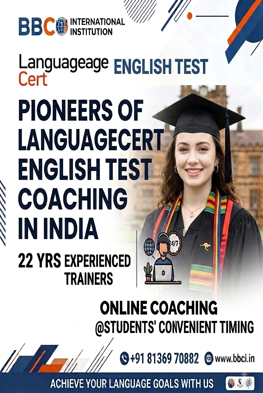 BEAUTIFUL LANGUAGECERT BANNER WHITE COMPLEXIONED GIRL