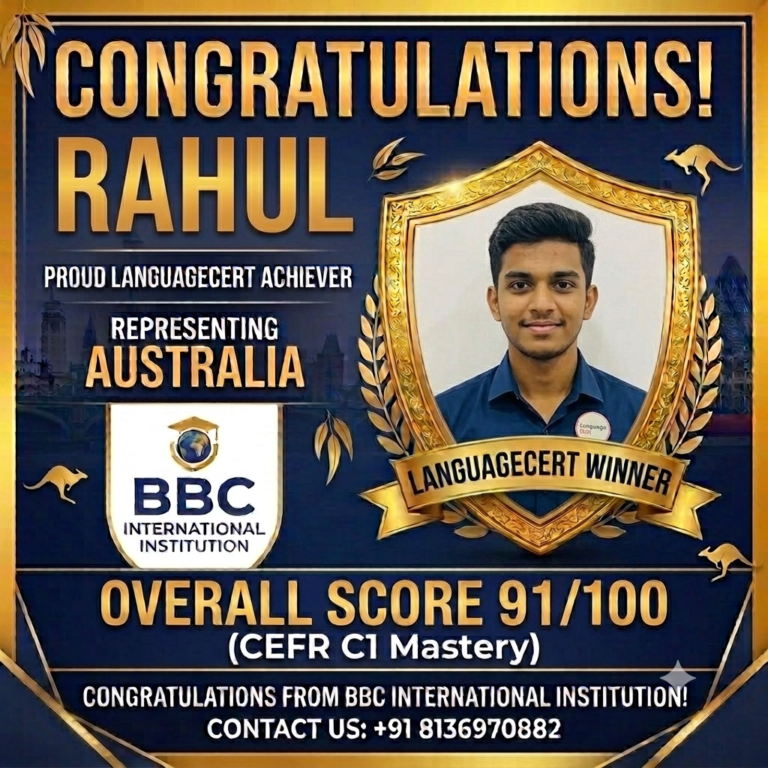 LANGUAGECERT RAHUL