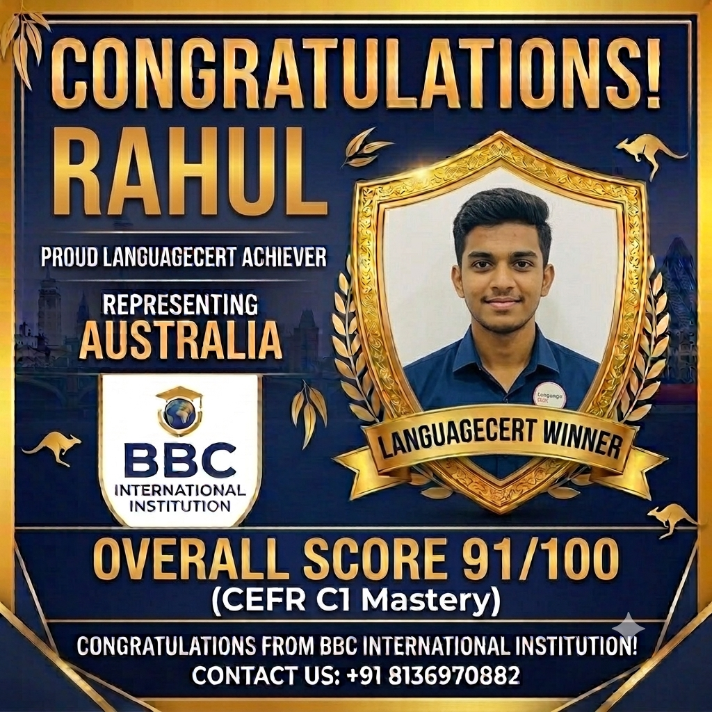 LANGUAGECERT RAHUL