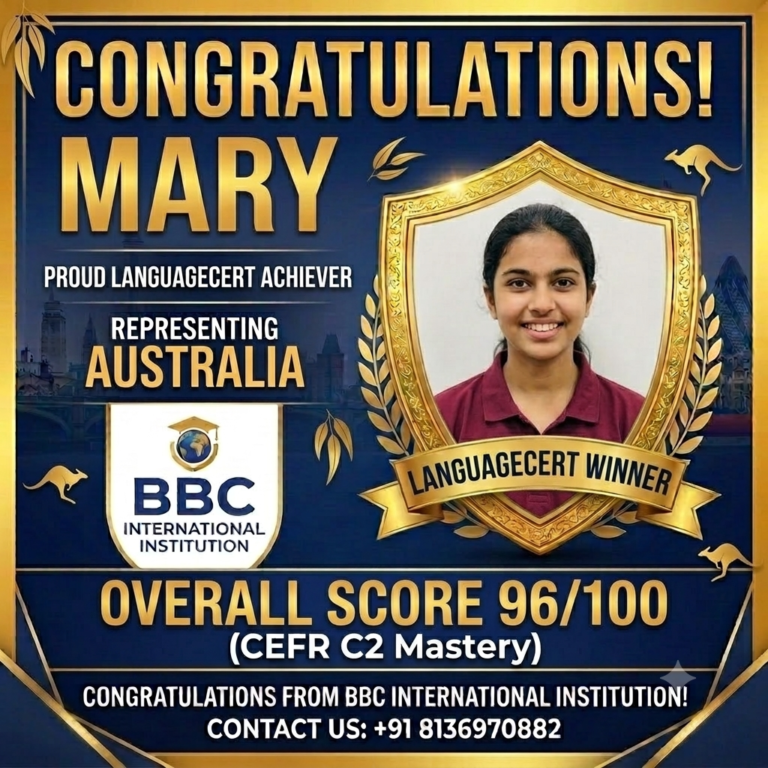 LANGUAGECERT WINNER ...MARY