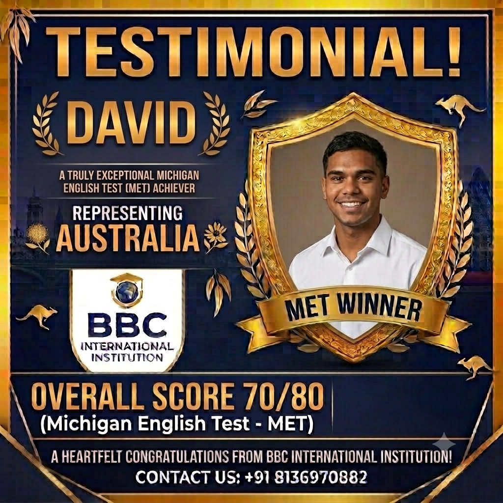 MICHIGAN ENGLISH TEST DAVID